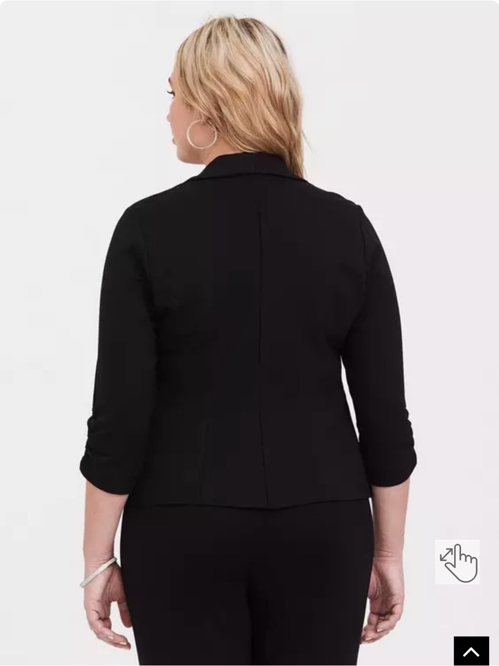 Torrid Studio Ponte Tailored Fit Blazer - Picture 3 of 12